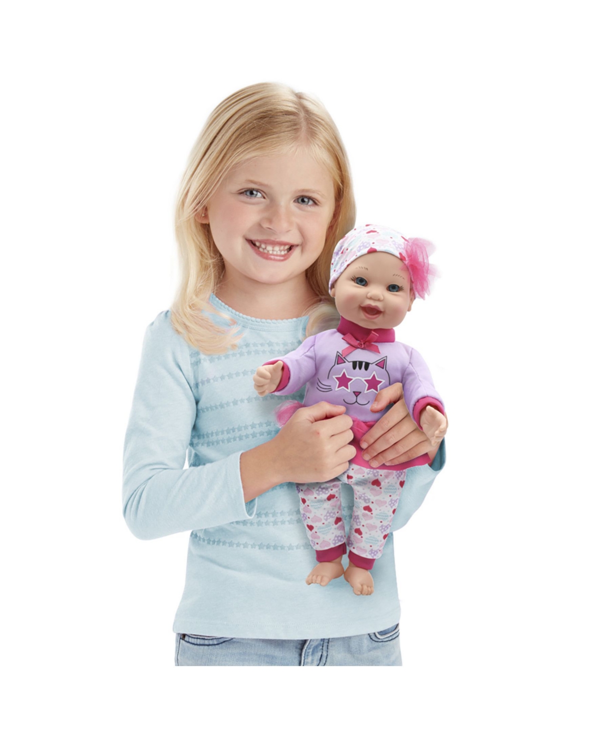 Shop Redbox Little Darlings Toy Talking Baby Doll With 6 Sounds In Multi