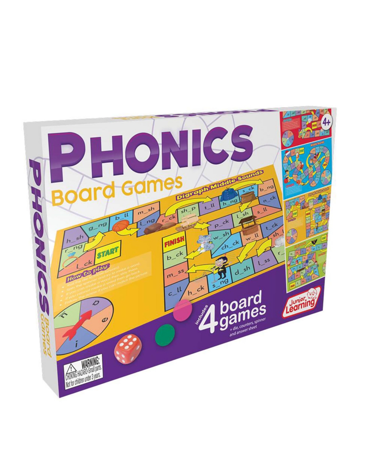 Masterpieces Puzzles Junior Learning Phonics Learning Educational Board Games In Multi