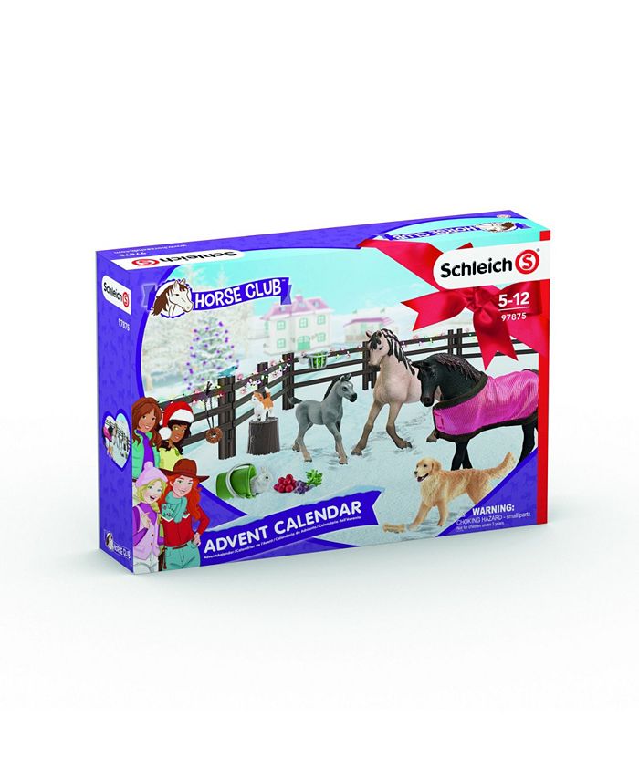 Schleich Horse Club, Horse Club Toy Advent Calendar 24 Unique Figures