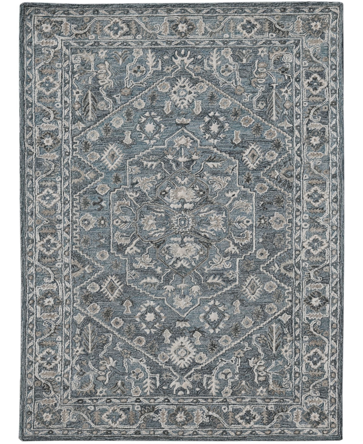 Amer Rugs Vestige Ves-2 Bluestone 5' x 7'6in Area Rug - Bluestone
