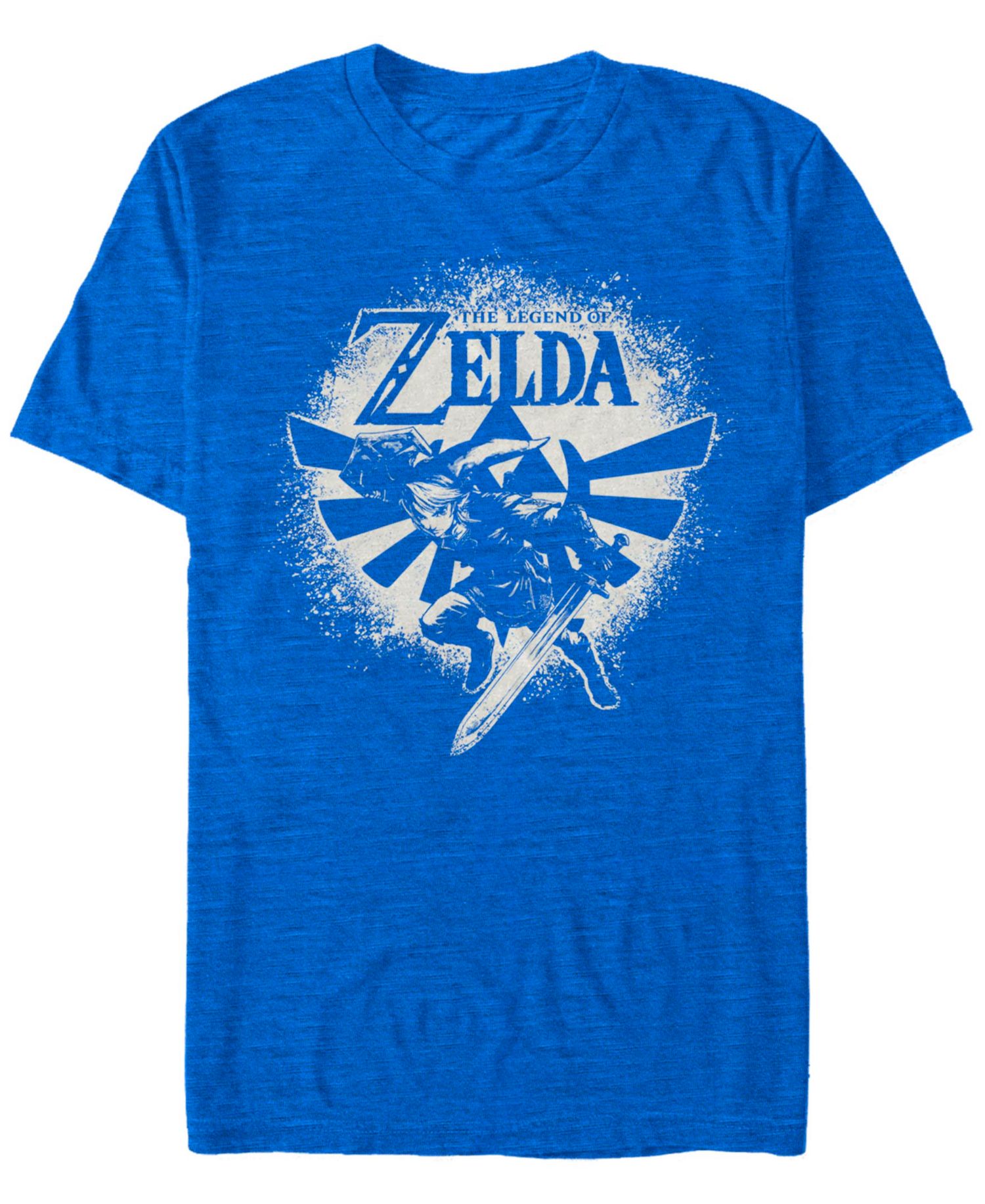 Men's Nintendo Zelda Link Wingcrest Spray Paint Short Sleeve T-shirt