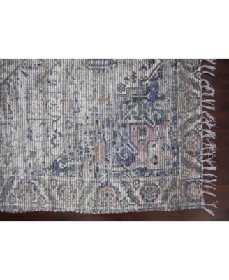 Prairie PRE-5 Mist/ Pink 3'6" x 5'6" Area Rug