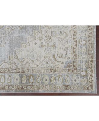 Century CEN-11 Gray/Ivory 2'6" x 8' Runner Rug