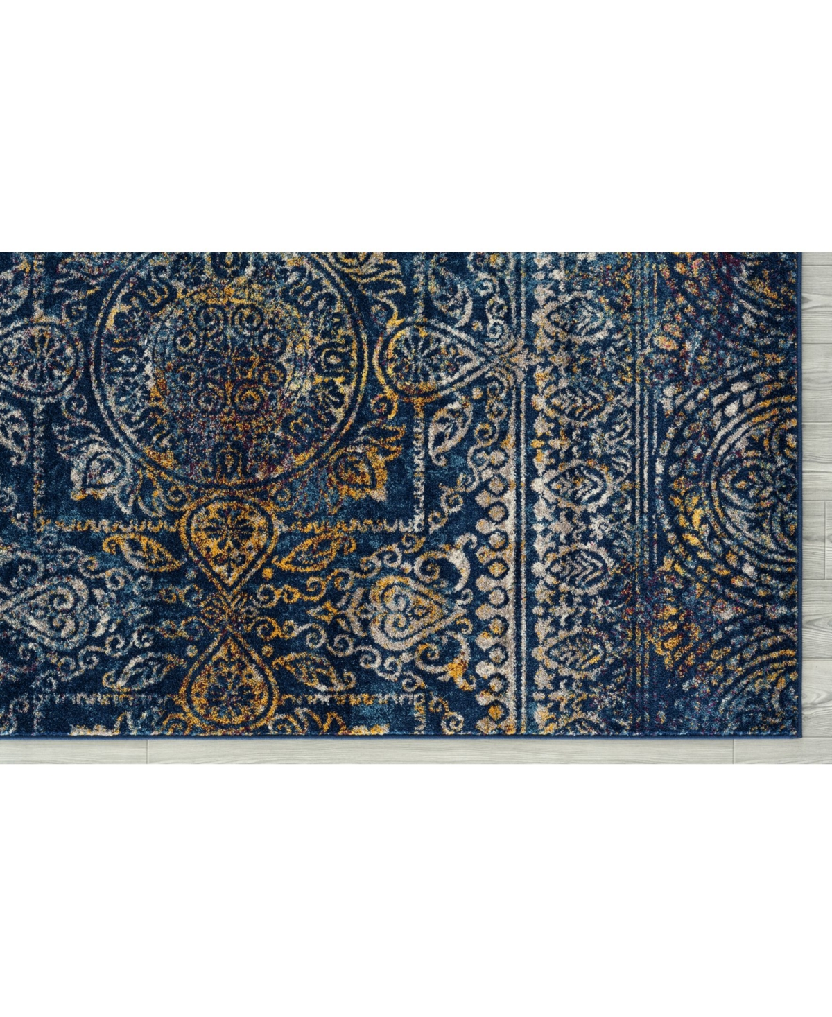 Closeout! Amer Rugs Manhattan Man-42 Blue Rug -Blue