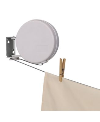 Single Line Retractable Clothesline for Hanging Laundry, 40 Feet