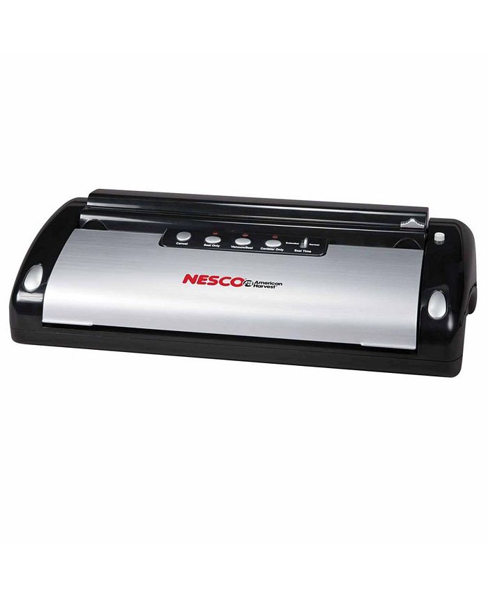 Nesco Deluxe Food VS-12 Vacuum Sealer With Rolls and Bags