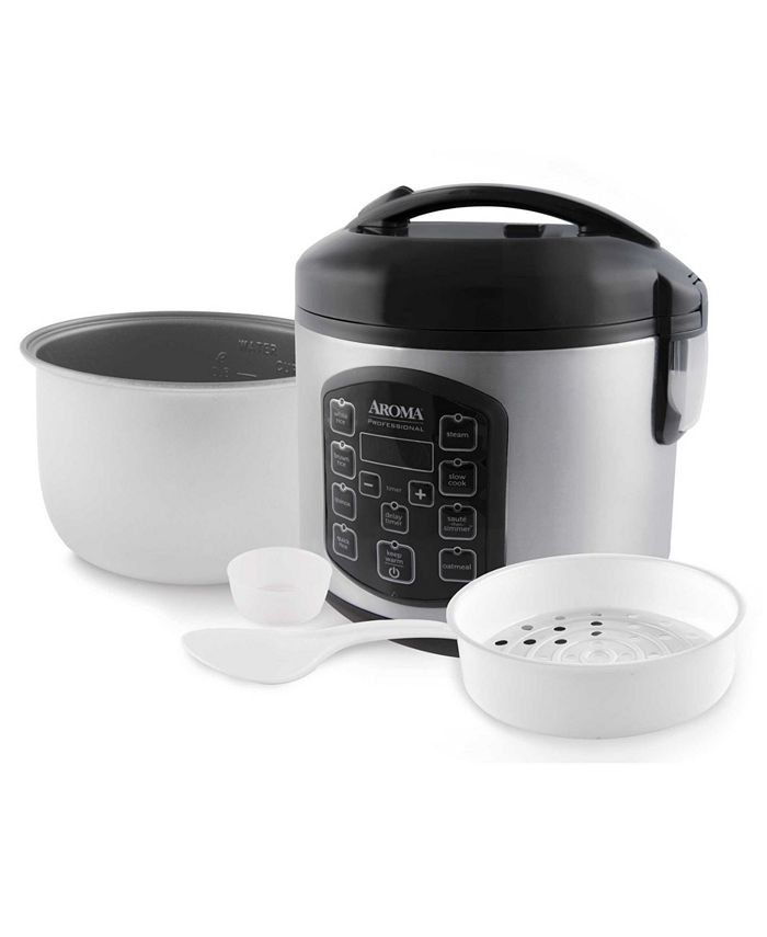 Aroma ARC954SBD 8 Cup Cooked Digital Rice Cooker, Multicooker Food