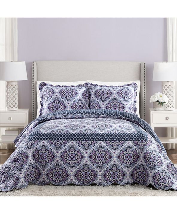 Vera Bradley Regal Rosette Queen Bedspread & Reviews Bedding