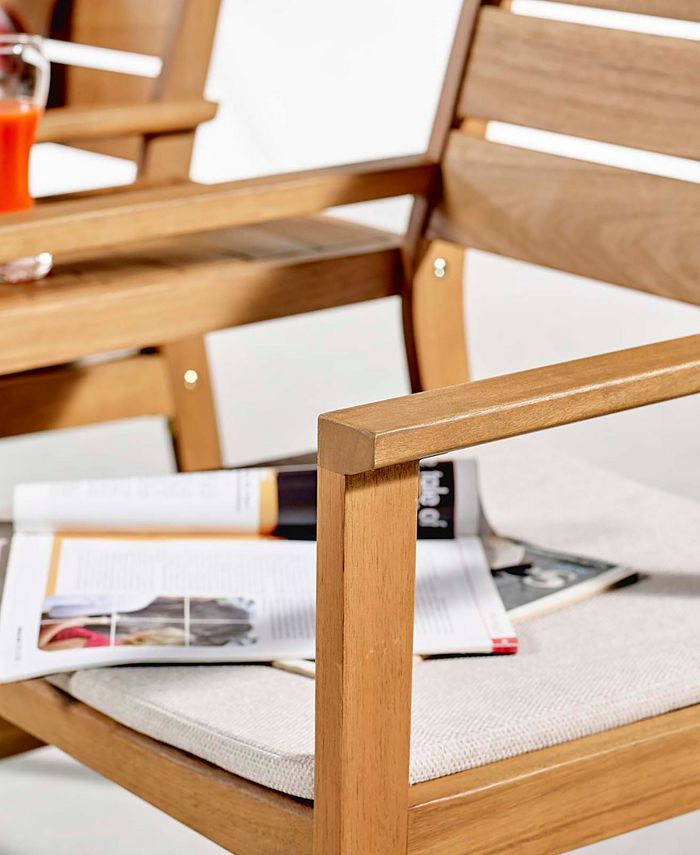 Modway Viewscape Outdoor Patio Ash Wood Jack and Jill Chair Set Macy's