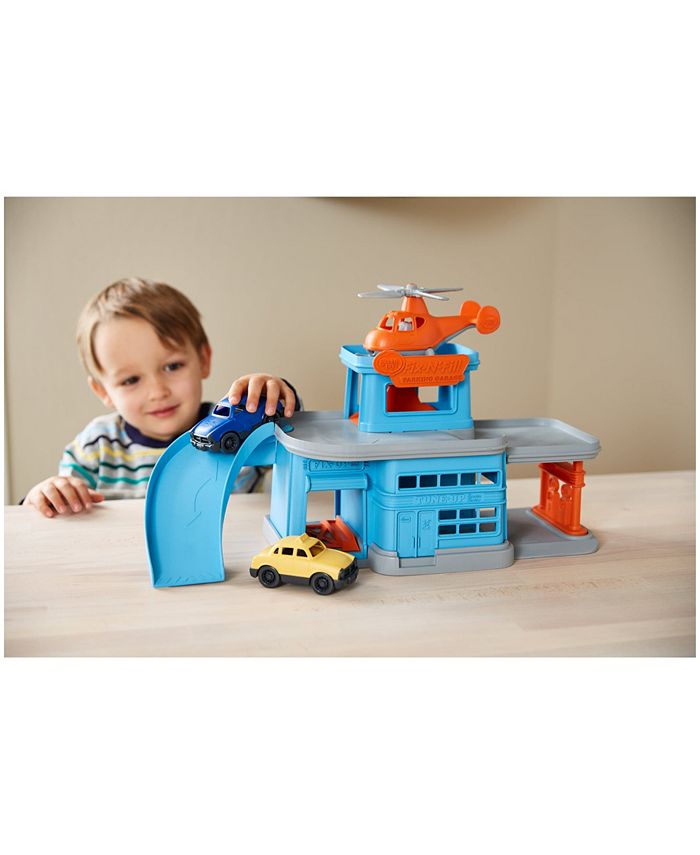 Green Toys Parking Garage With 3 Vehicles Macy's