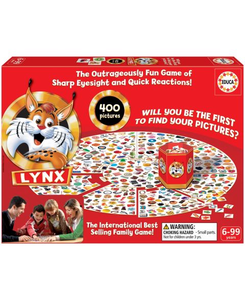 Детские настольные игры Educa Lynx 401-Piece Board Game, Ages 6+