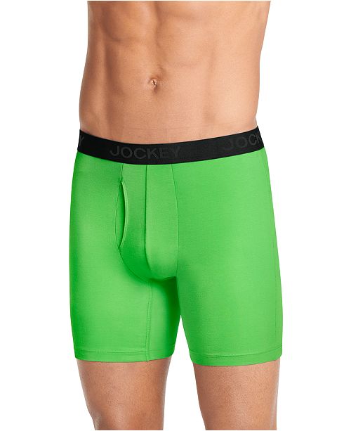 Jockey Men's Flex 365 Printed Stretch Boxer Briefs & Reviews