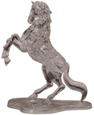 BePuzzled 3D Crystal Puzzle - Stallion - 44 Pieces