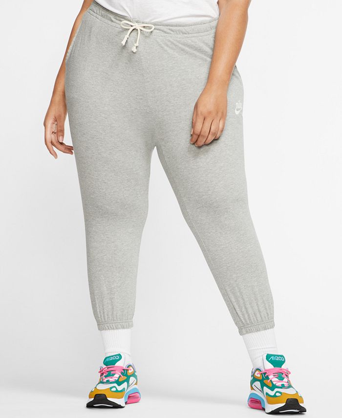 Nike Plus Size Gym Vintage Capri Pants - Macy's