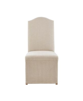 Madison Park Foster Farmhouse Upholstered  High Back Dining Chairs with Skirts. Set of 2