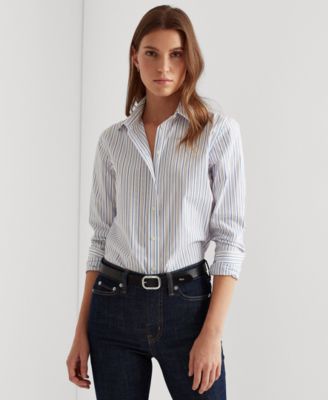 ralph lauren striped shirt ladies