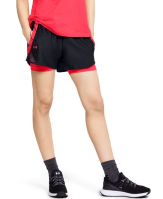 women's under armour play up pocket shorts
