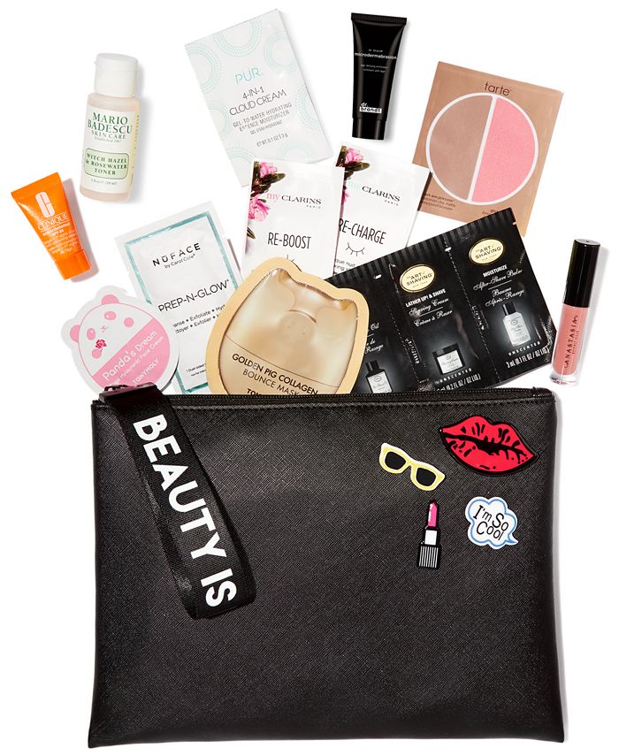 Created For Macy's Receive a Free Cosmetics Bag with 12 pc. Sampler