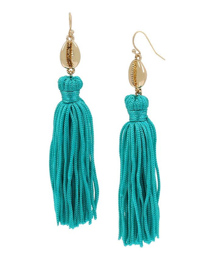 Jessica simpson tassel top earrings