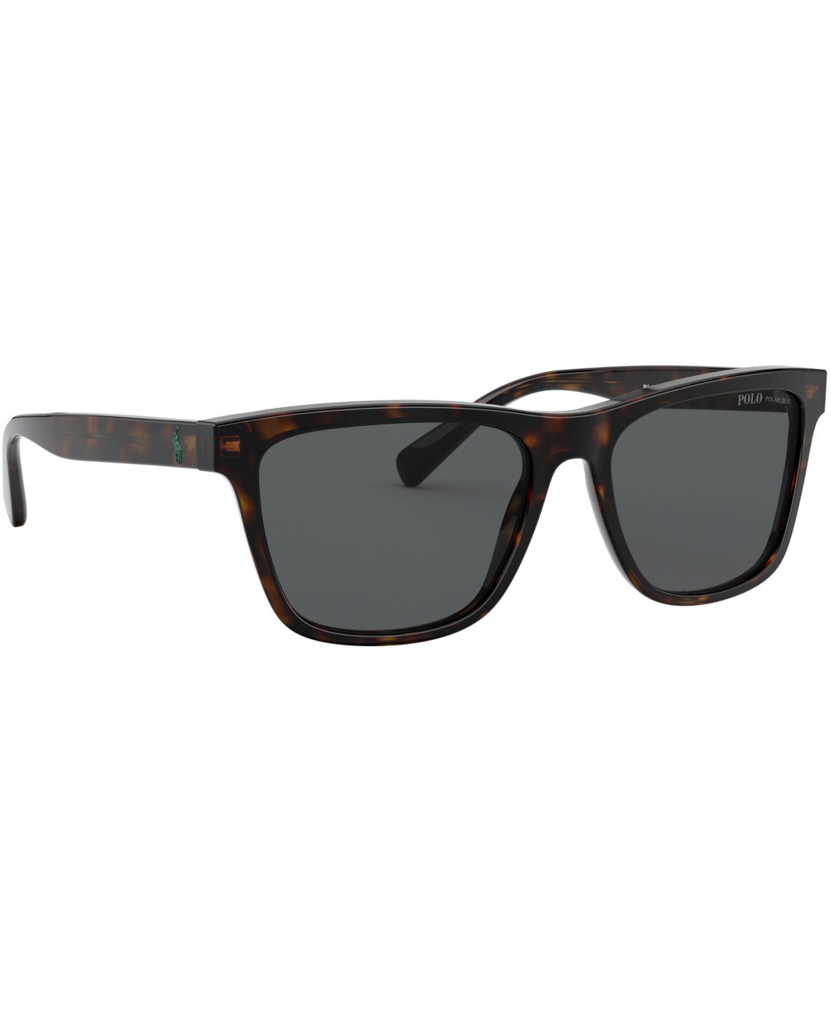 Shop Polo Ralph Lauren Men's Polarized Sunglasses, Polar Ph4167 In Dark Havana,polar Grey