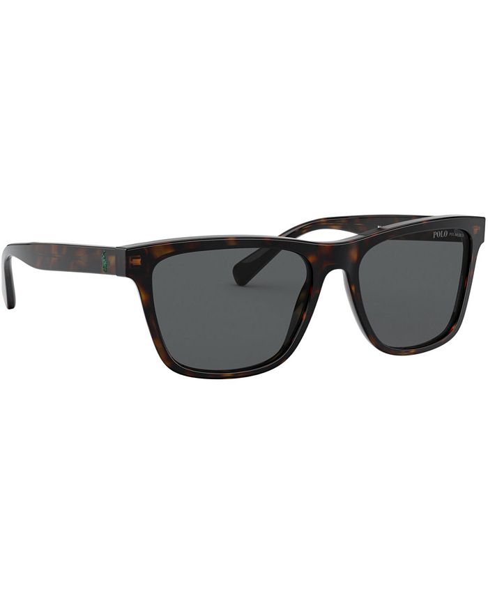 Polo Ralph Lauren Polarized Sunglasses, 0PH4167 - Macy's