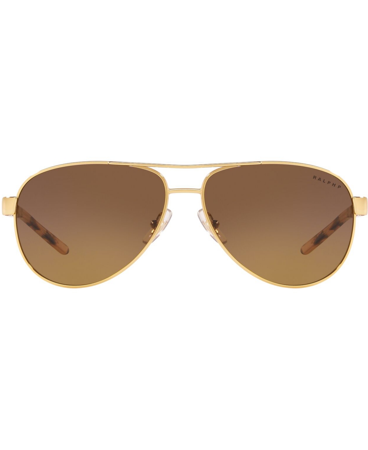 Shop Ralph By Ralph Lauren Ralph Polarized Sunglasses, Ra4004 59 In Gold,polar Yellow Gradient Brown