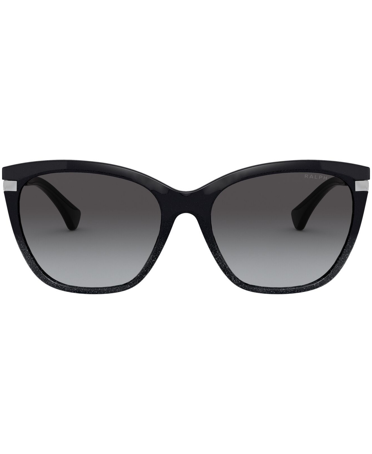 Shop Ralph By Ralph Lauren Ralph Sunglasses, Ra5267 56 In Black Glitter,black Gradient,demo Lens