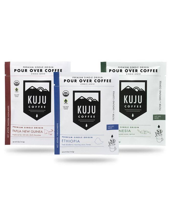 Kuju Coffee Single Origin Collection SingleServe Pour Over Coffee, 30 Pack Macy's