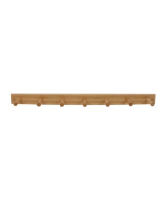 Diversified Wall-Mounted 7 Peg Wood Hook Rack