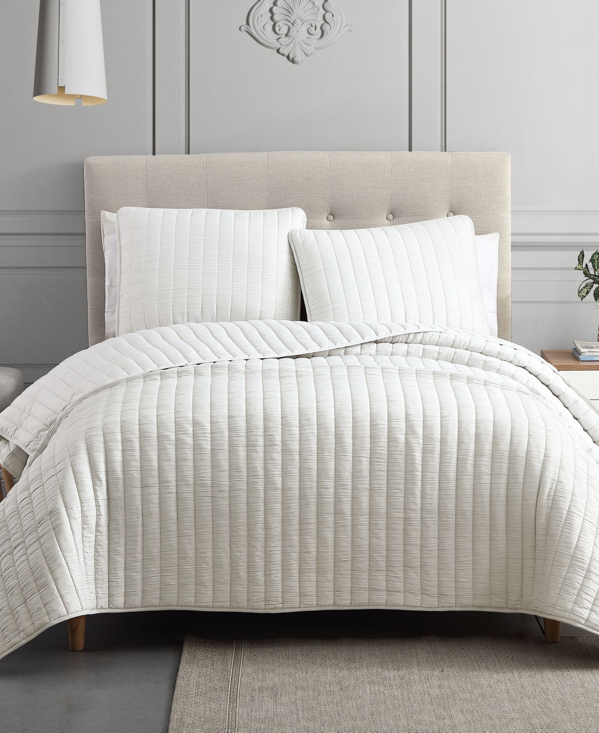 Riverbrook Home Moonstone 3 Piece King Coverlet Set In Ivory