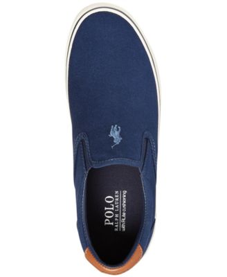 らるふず Polo Ralph Lauren Men's Thompson Canvas Low-Top Sneaker - Macy's