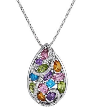 image of Multi-Gemstone Cluster Teardrop 18