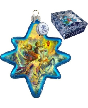 G.debrekht Lightning Your Way Holiday Splendor Glass Ornament In Multi