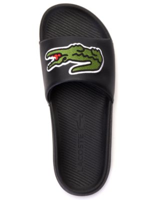 lacoste croc slide