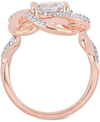 White Topaz Swirl Statement Ring (2-3/5 ct. t.w.) in 18k Gold-Plated Sterling Silver