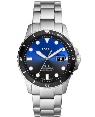 Macys mens watches on sale fossil