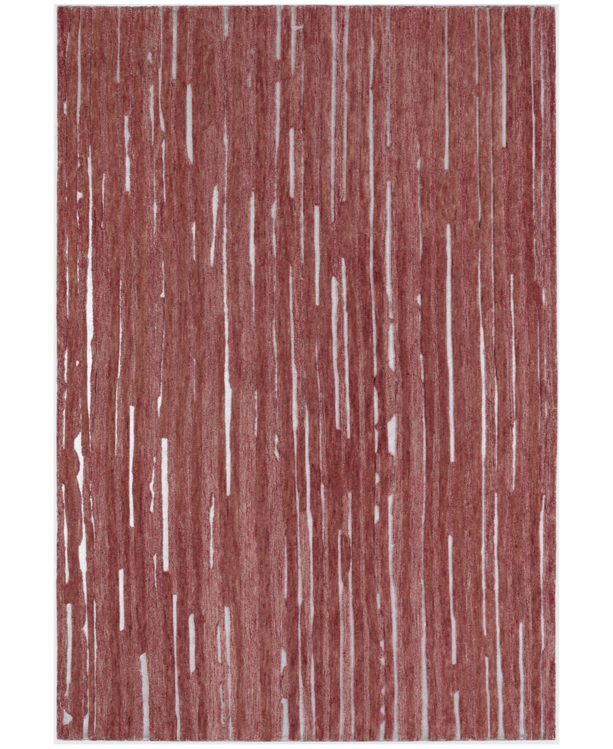 Closeout! D Style Vibes VB1 8' x 10' Area Rug - Red