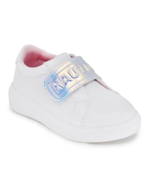 image of Nautica Toddler Girls Low Slip On with Ajustable Strap Sneakers