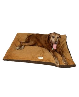 M05HKF/ZS-XL Extra Large Pet Bed Mat With Poly Fill Cushion In Mocha & Earth Brown