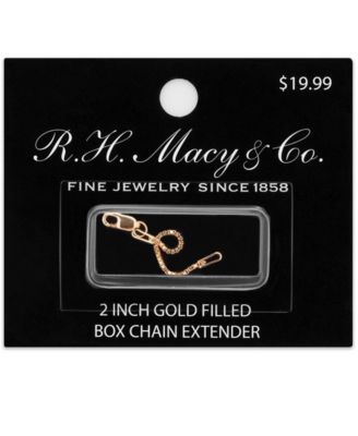 Box Link 2" Chain Extender in Gold-Filled