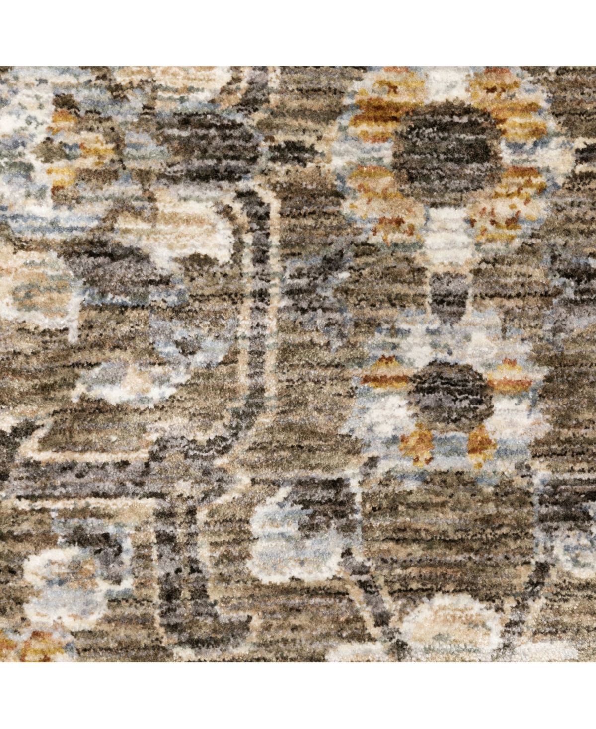 Oriental Weavers Maharaja 532d Gray And Tan 3'3" X 5' Area Rug In Multi