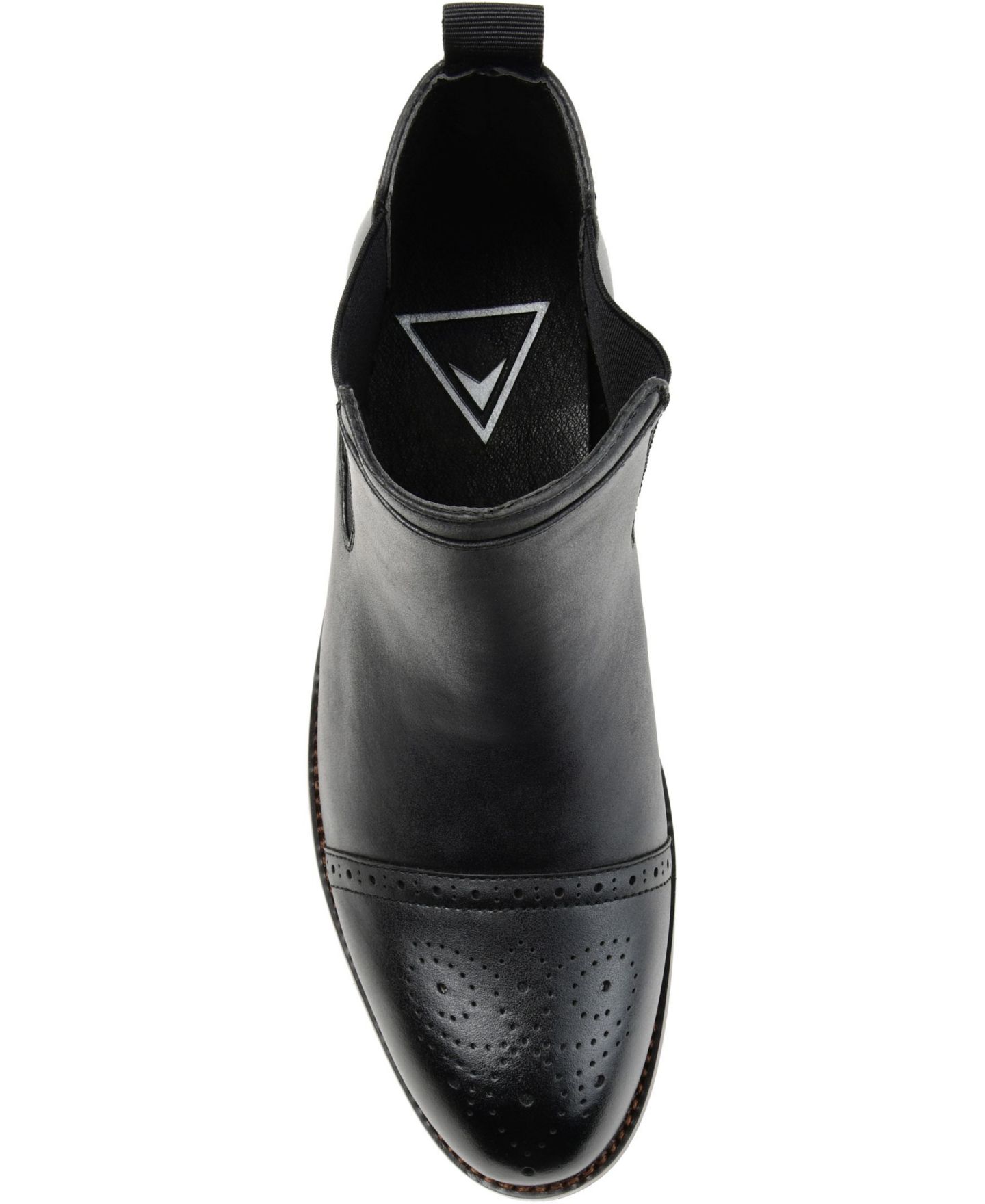Мужские ботинки Vance Co. Garrett Cap Toe Chelsea Boot, цвет: Чёрный — фото 4