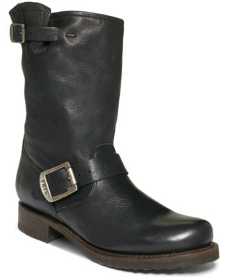 frye short black boots