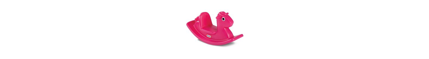 Детская игрушка Little Tikes Rocking Horse Plastic with High-Back Seat and Low Saddle, 50-Pound Capacity, Ages 12 Months and Up — фото 1