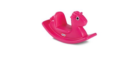 Детская игрушка Little Tikes Rocking Horse Plastic with High-Back Seat and Low Saddle, 50-Pound Capacity, Ages 12 Months and Up