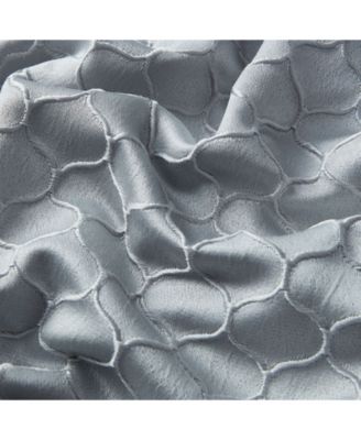 Siena Pattern 100% Complete Blackout Thermal Insulated Double Layer Window Curtain Grommet Panels - Energy Savings & Soundproof, Set of 2