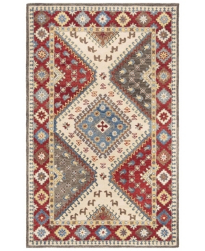 Safavieh Antiquity At507 Red And Ivory 5' X 8' Area Rug