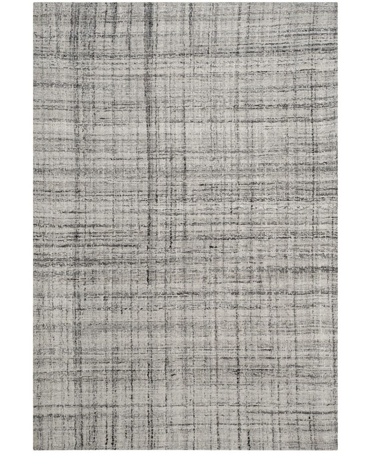 Safavieh Abstract 141 Gray and Black 6' x 9' Area Rug - Gray