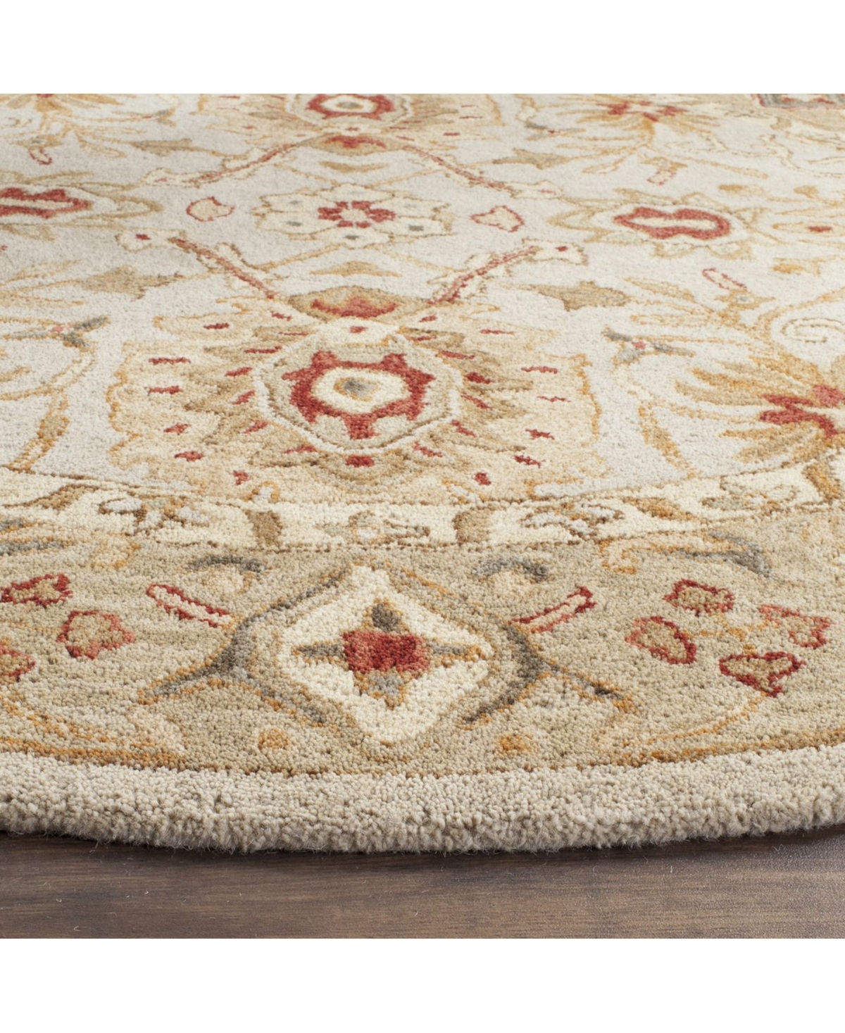 Safavieh Antiquity At816and Beige x Area Rug - Gray