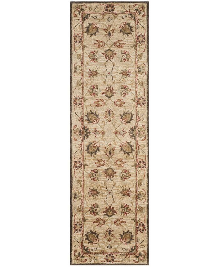 Safavieh Antiquity At812 Beige 2'3" x 8' Runner Area Rug & Reviews